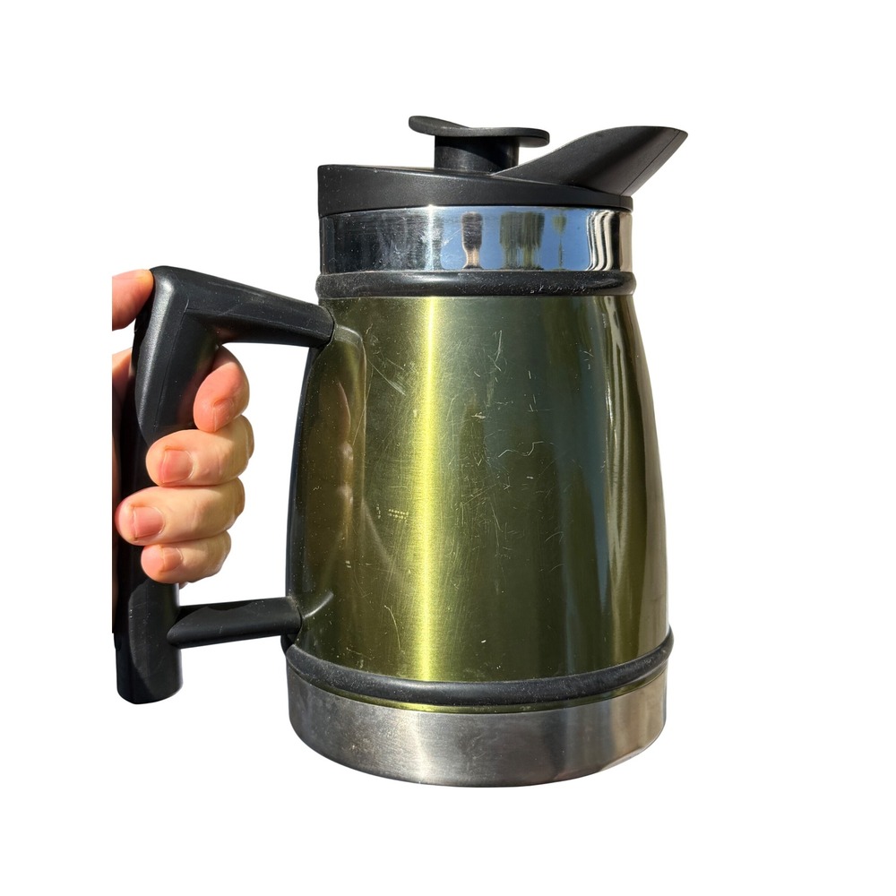 REI Planetary French Press Travel Green Stainless Steel Design